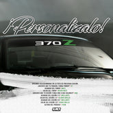 Parasol Nissan 370Z - sukovinyls
